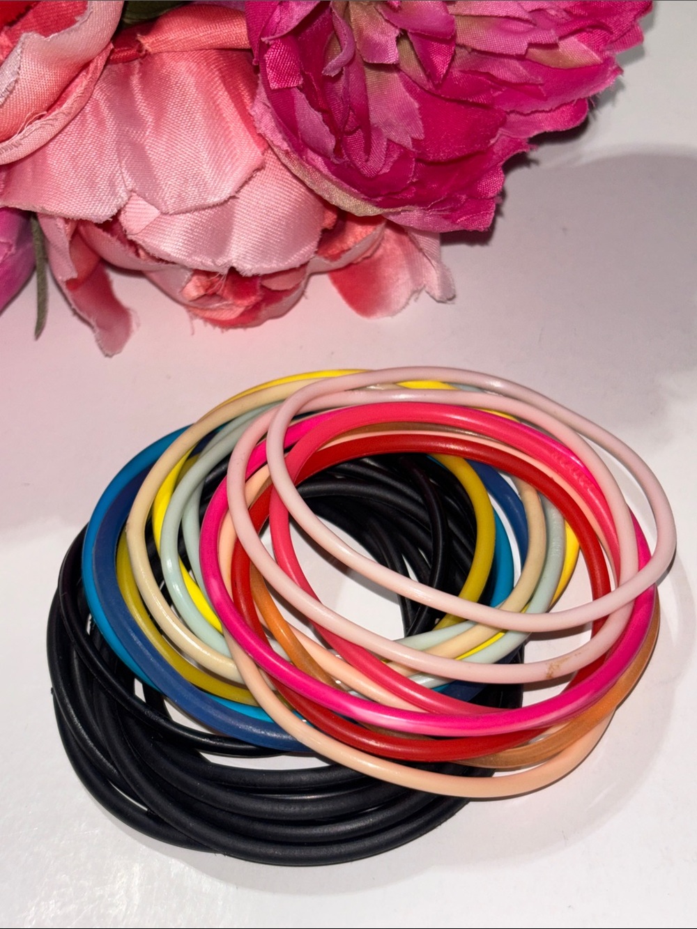 Jelly Bracelets 1980s Bracelets Vintage Plastic Bracelets 80s Madonna Style MTV